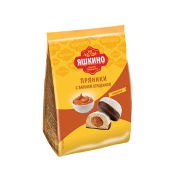 Пряники Яшкино с вареной сгущенкой 350 гр.