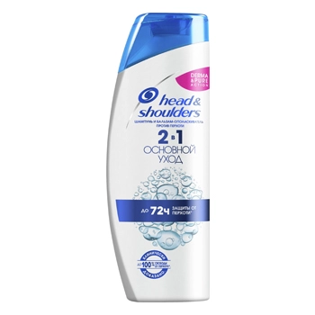 Head&Shoulders Основной Уход 2в1, Шампунь против перхоти, 200 мл