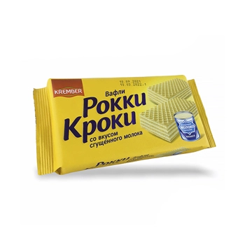 Вафли Krember Рокки Кроки сгущённое молоко 125 гр.