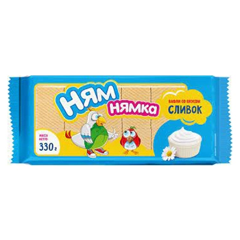 Вафли Сладонеж Вафли-нямка  330 гр.