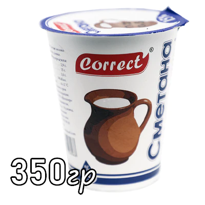 Сметана Correct 15%