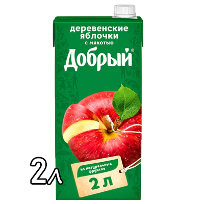 Сок Добрый деревенские яблочки