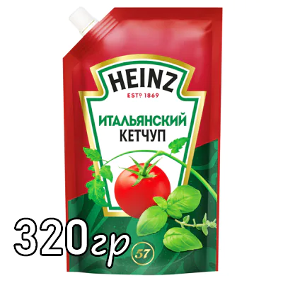 Кетчуп Heinz Итальянский 320 гр