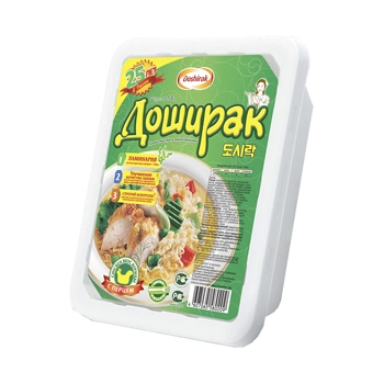 Лапша Доширак со вкусом курицы с перцом