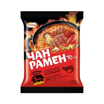 Лапша Доширак Чан рамен со вкусом острой говядины