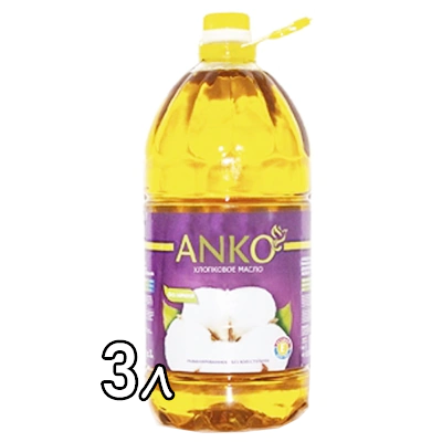 Масло хлопковое ANKO 3л