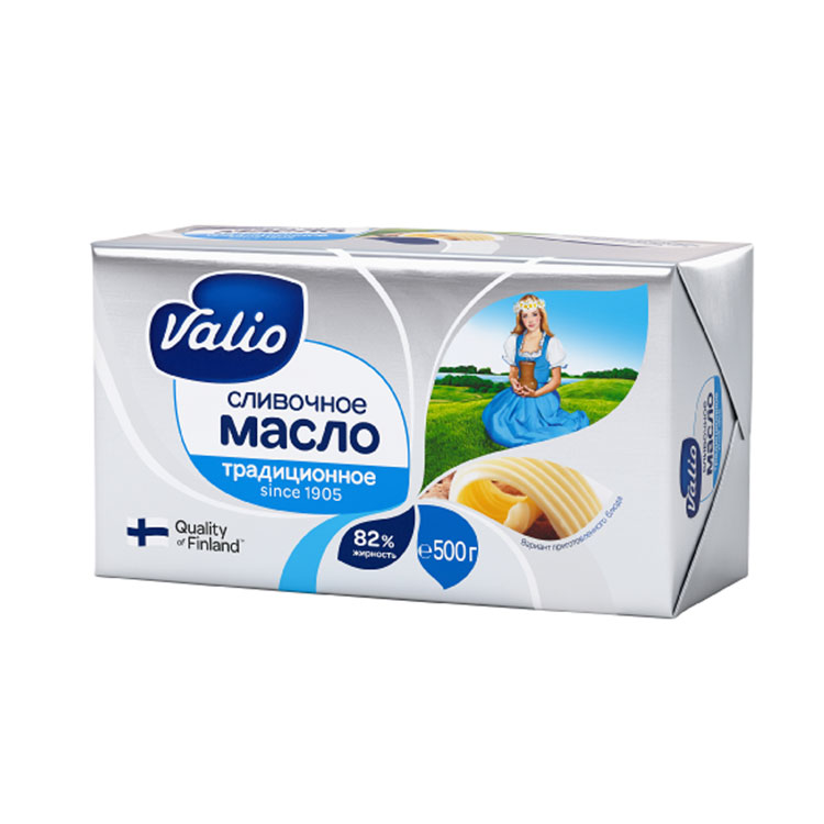 Масло сливочное Valio 82%  500гр