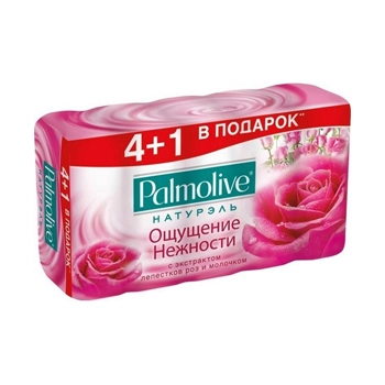 PALMOLIVE мыло Ощущение Нежности с экстрактом лепестков розы и молочка