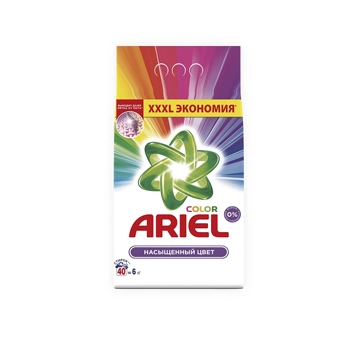Стиральный порошок Ariel Color "Насыщенный цвет", автомат, 9 кг