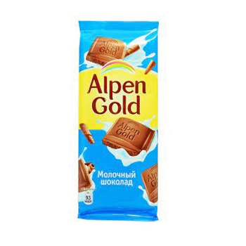 Шоколад Alpen Gold молочный 85 гр.