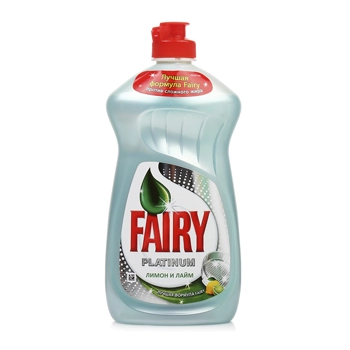 Средство для мытья посуды FAIRY рlatinum лимон и лайм