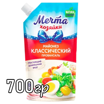 Майонез Мечта хозяйки Классический провансаль 50.5%
