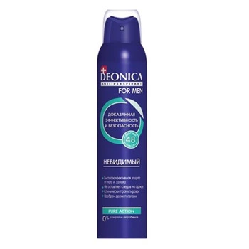 Антиперспирант Deonica for Men Невидимый 200 мл