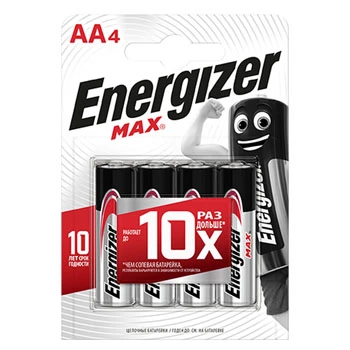 Батарейка Energizer  4шт 1.5V АА