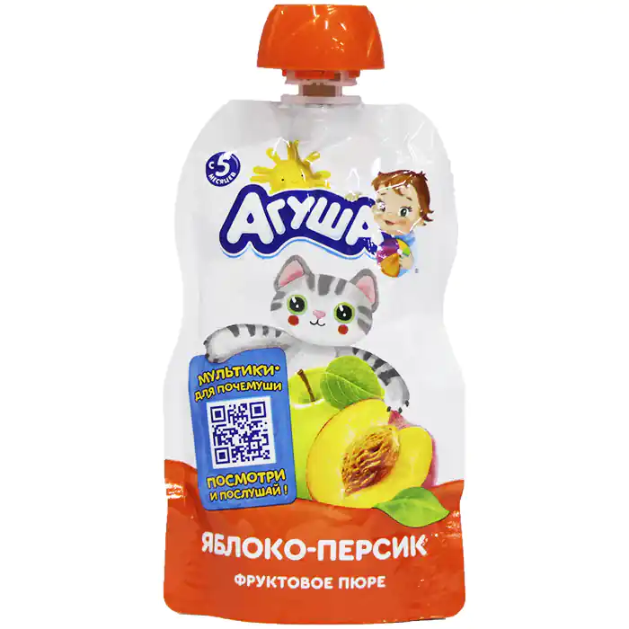 Пюре Агуша Яблоко-Персик