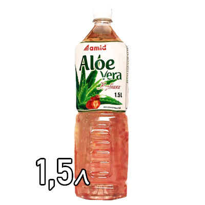 Напиток негазированный Amid Aloe vera клубника