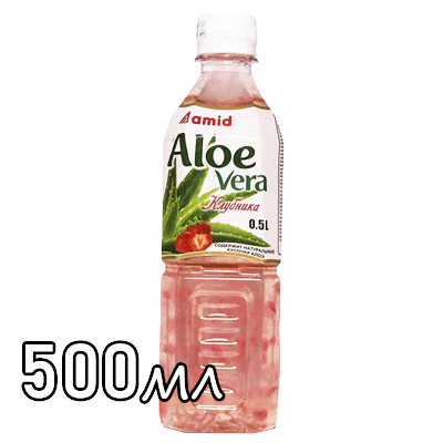 Напиток негазированный Amid Aloe vera клубника