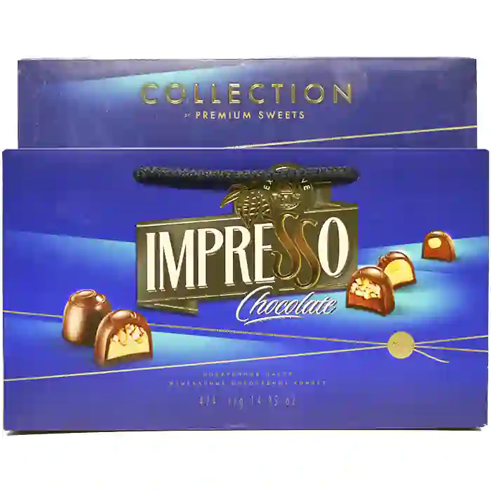 Шоколадный Ассортимент Impresso Синий 424 гр