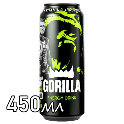 Энергетический напиток Gorilla Зелёный