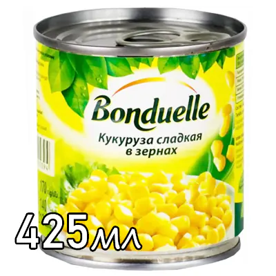 Маринованный Бондюэль Кукуруза в зернах