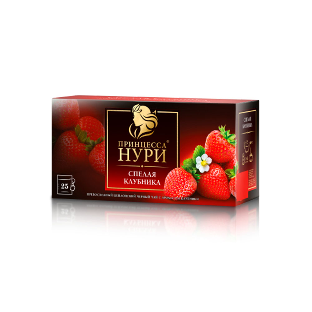 Чай Принцесса Нури Черный Клубника