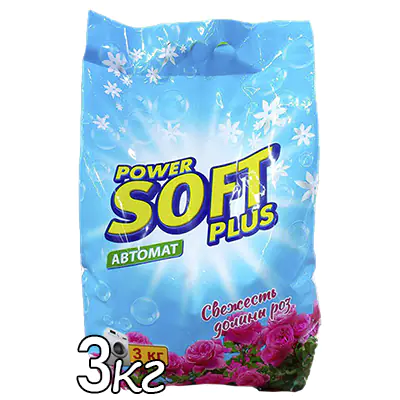 Cтиральный порошок Soft Свежесть долины роз Автомат