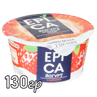 Йогурт Epica Клубника стакан 4,8%