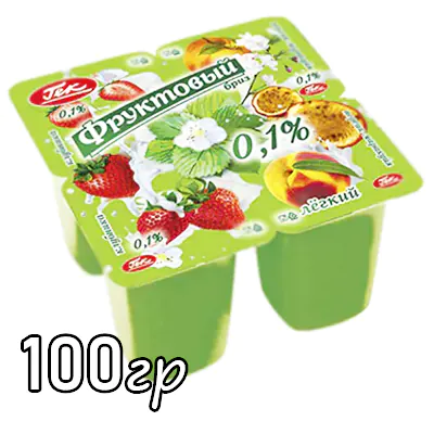 Йогурт Гек Фруктовый К/П/М стакан 0,1%