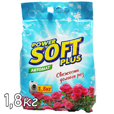 Стиральный порошок SOFT Свежесть долины роз Автомат
