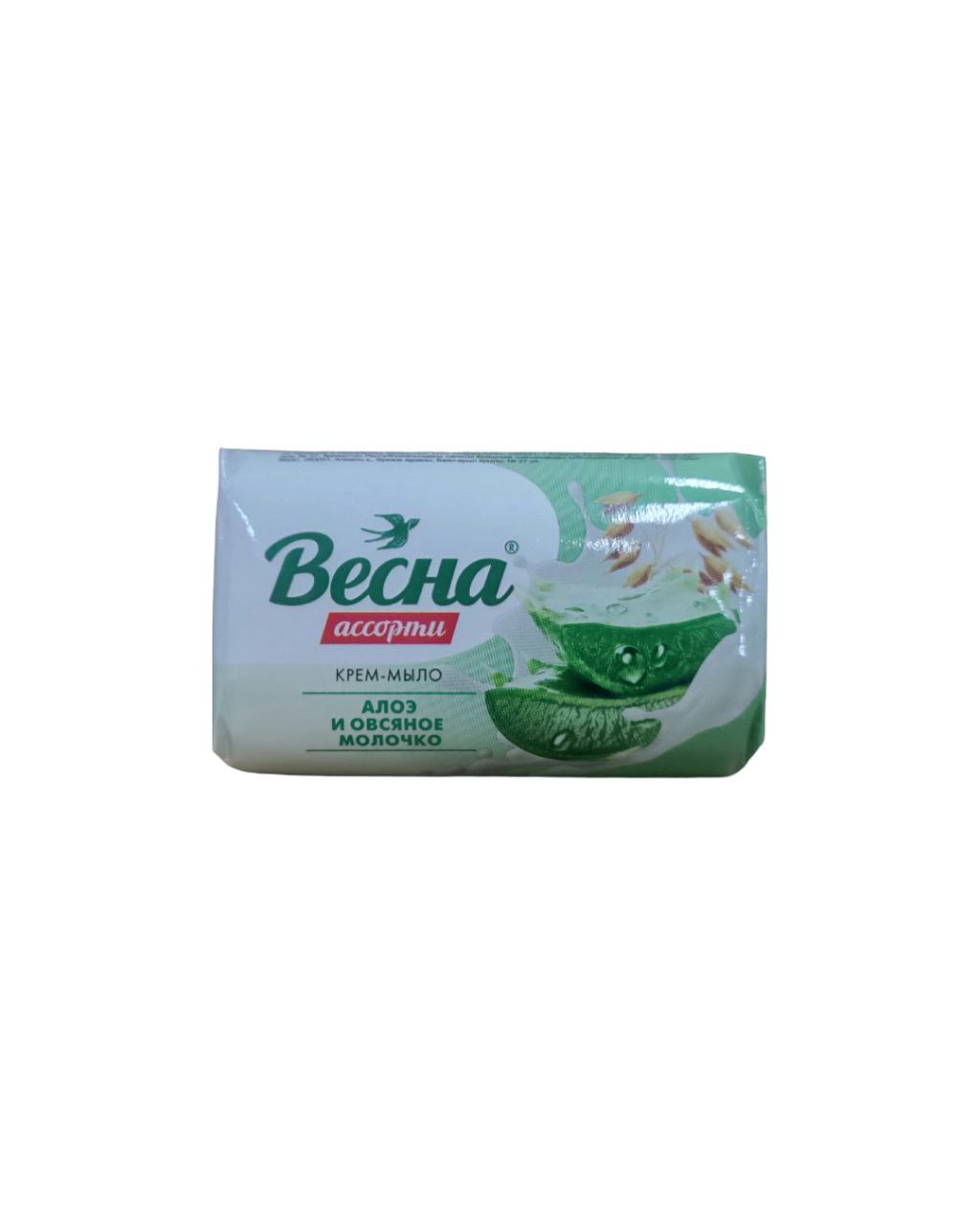 Мыло Весна 90гр Алоэ и овсяное молочко