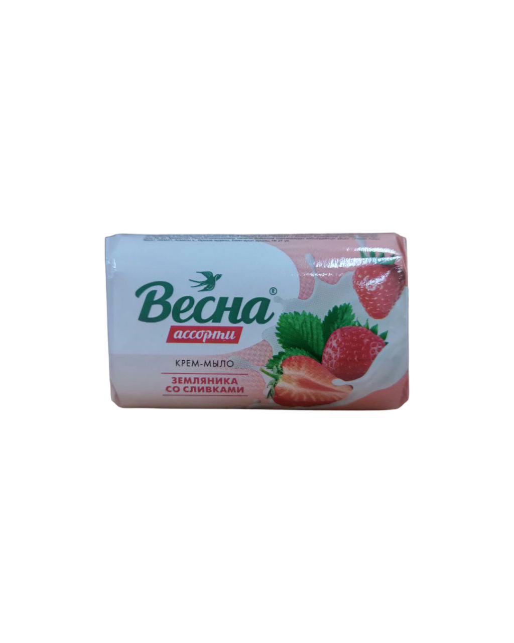 Мыло Весна 90гр Земляника со сливками