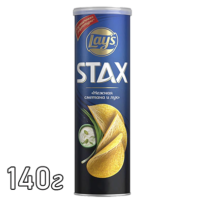 Чипсы  Lay`s STAX сметана и лук