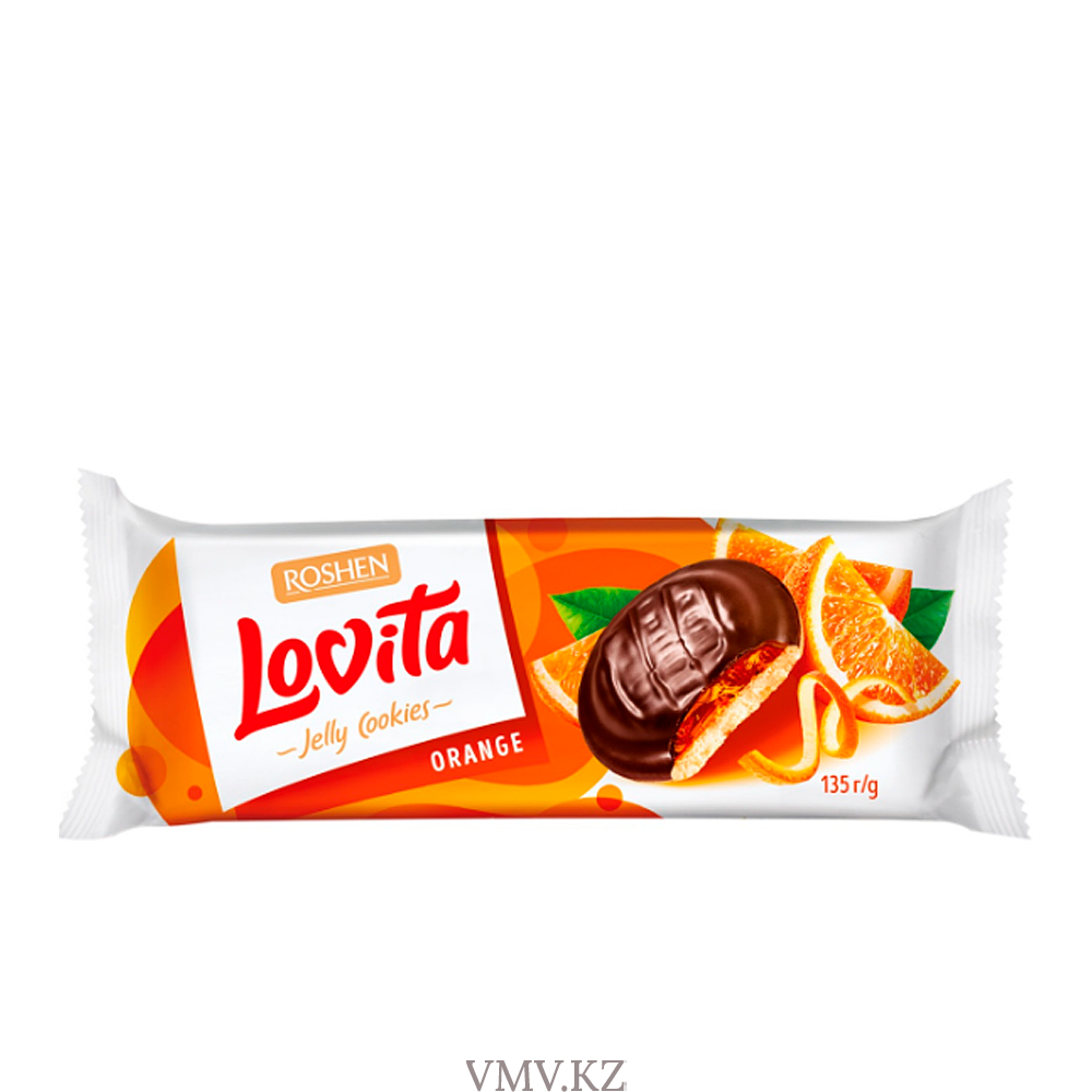 Печенье Ловита Апельсин Рошен 135гр