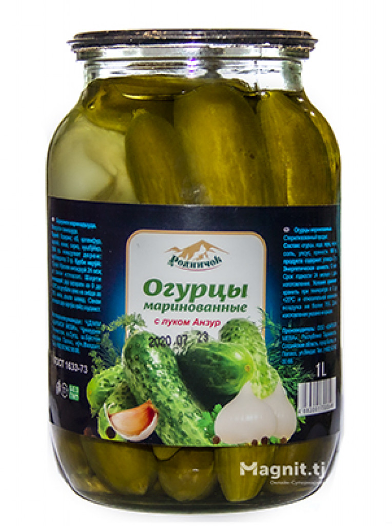 Маринованные Огурцы Родничок 1л