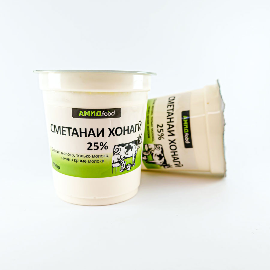 Сметанаи Хонаги 25% (АмидФуд) 350 г