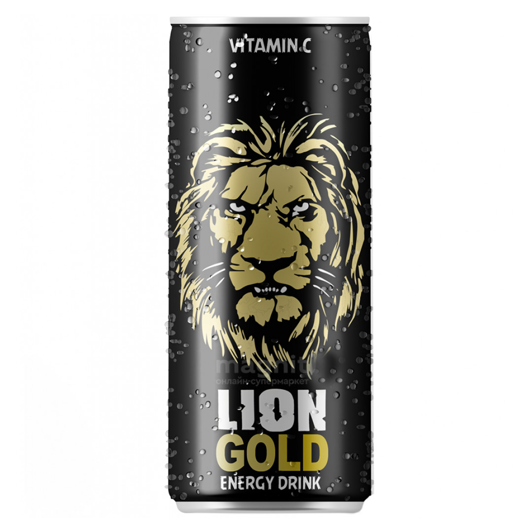 Энергетический напиток LION ж/б