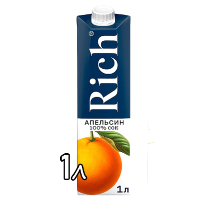 Сок Rich апельсиновый