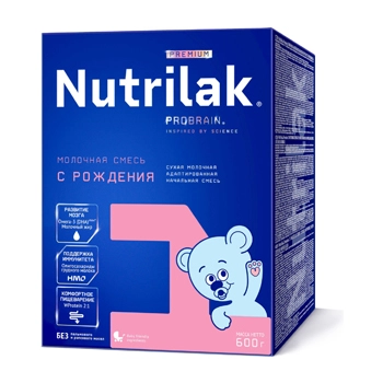 Молочная смесь Nutrilak Premium 1 с рождения для поддержания иммунной системы