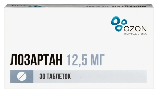 Лозартан тб 12,5мг №30