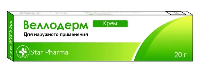 Веллодерм крем 20г